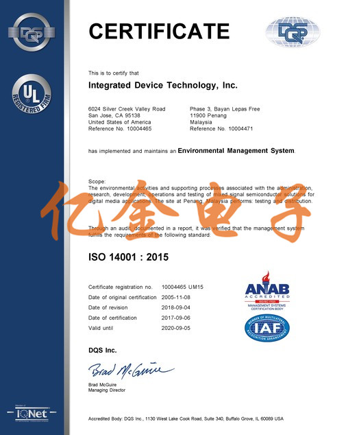 IDT晶振原材料符合ROHS要求嗎